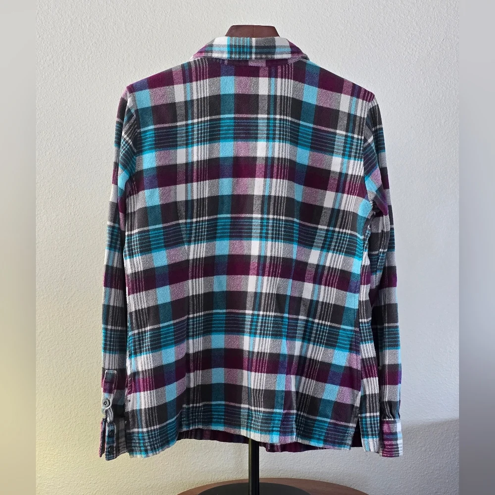 Patagonia Plaid Long Sleeve Button down Shirt  Size 10 - Picture 5 of 5